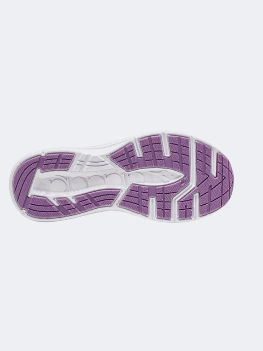 Diadora Snipe Ps Girls Running Shoes Silver/Violet Berry