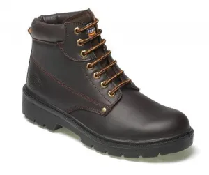 Dickies Antrim Steel Toe Cap Boots Brown