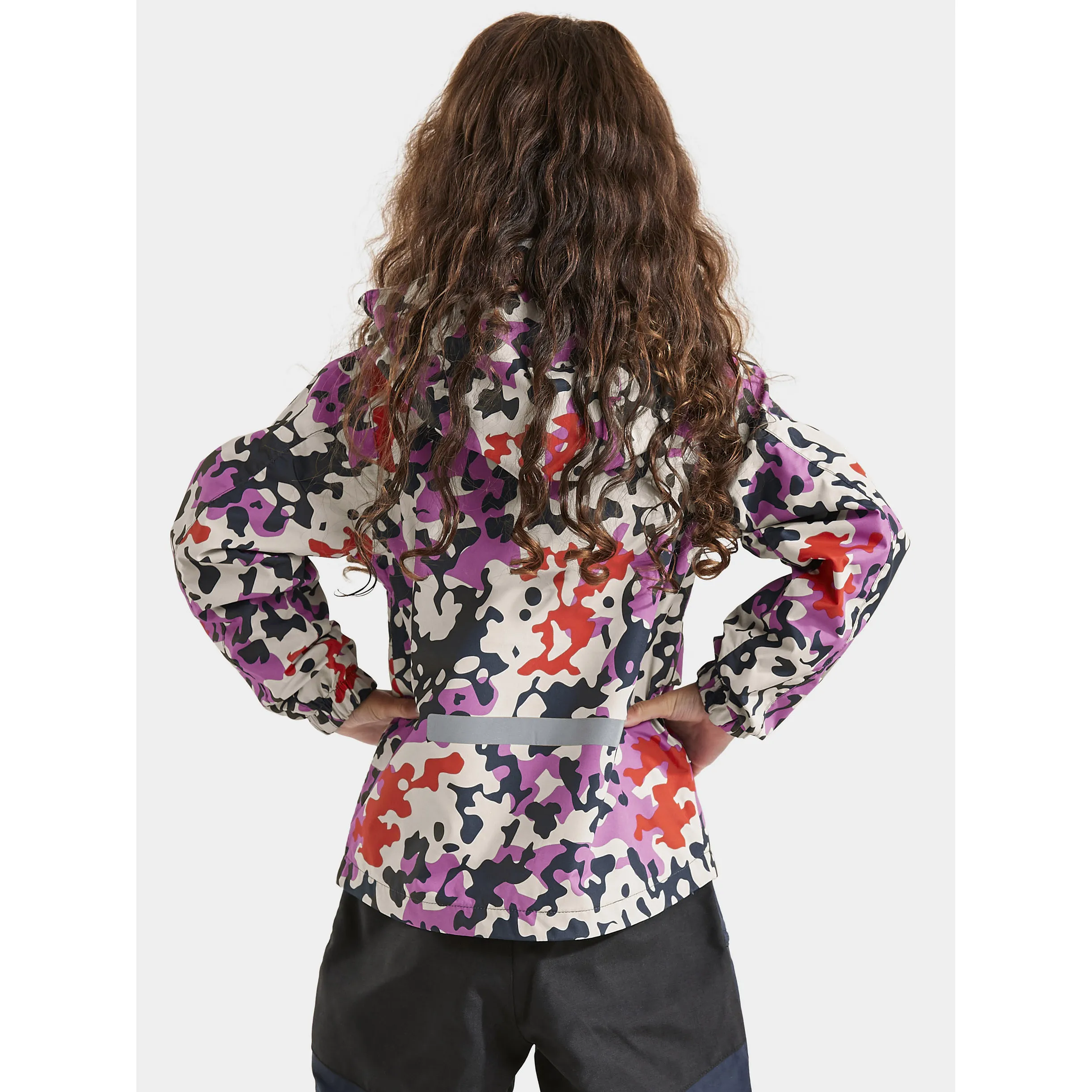 Didriksons Kids&#x27; Droppen Printed Jacket 2 Purple Algae | Buy Didriksons Kids&#x27; Droppen Printed Jacket 2 Purple Algae here | Outnorth