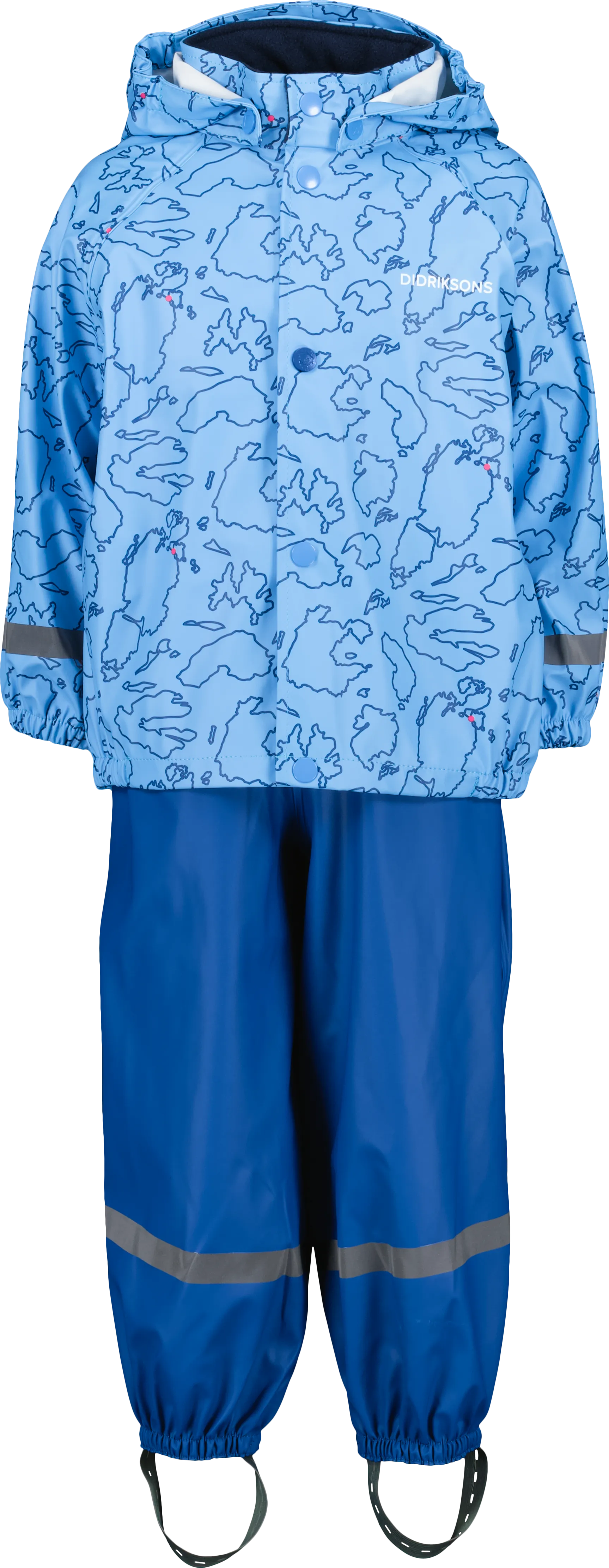 Didriksons Kids&#x27; Slaskeman Printed Set 7 Grundsund Outline/Blue | Buy Didriksons Kids&#x27; Slaskeman Printed Set 7 Grundsund Outline/Blue here | Outnorth