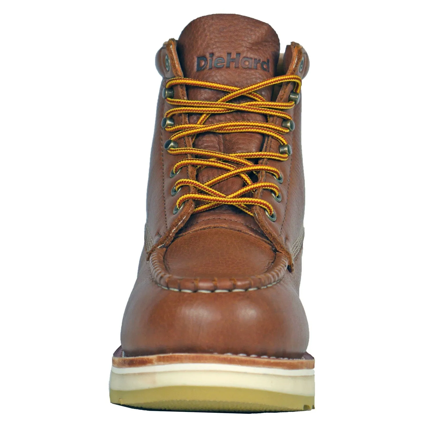 DieHard Mens Malibu Soft Toe Rust Leather Premium Tumbled Work Boots