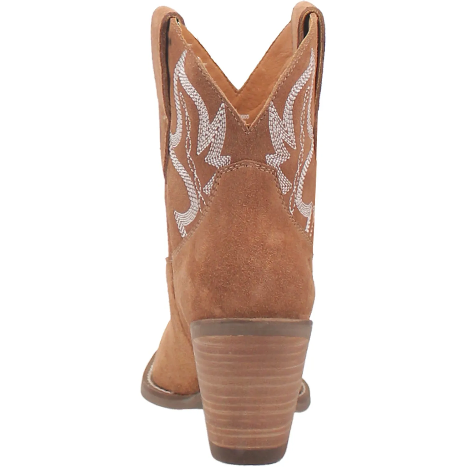 Dingo Womens Joyride Bootie Tan Suede Fashion Boots