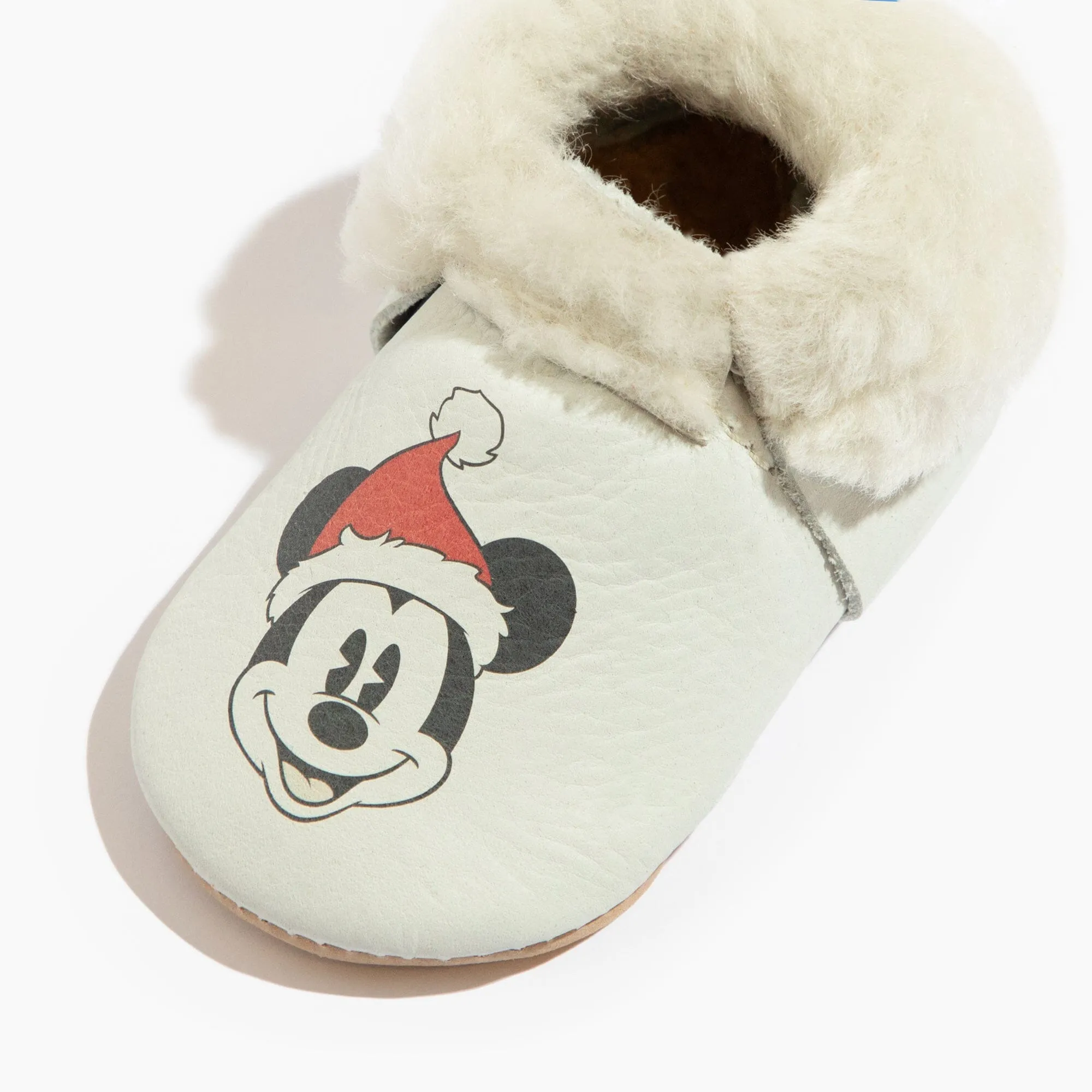 Disney Holiday Cheer Mickey Shearling Baby Shoe