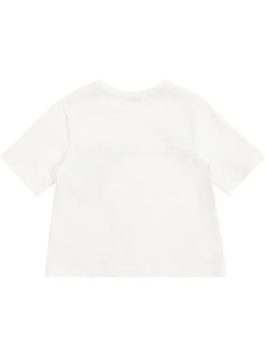 Dolce&amp;Gabbana   Logo print cotton jersey t-shirt 