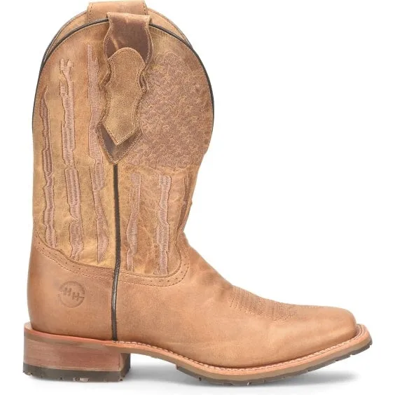 Double H Men's Covada 11" Stockman Wide ST Work Boot -Tan- DH7033