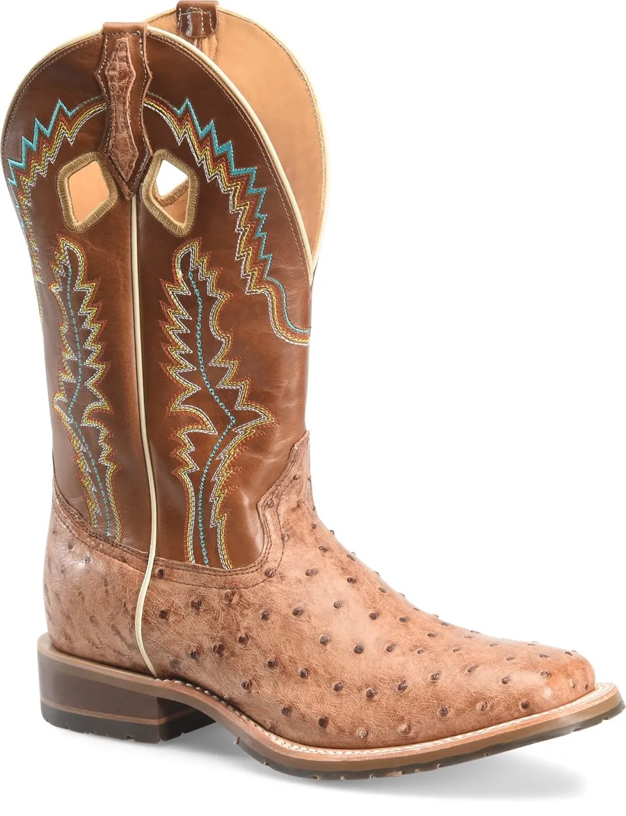 Double H Men's Exotic Full Quill Wide Square Quinton Boot DH7025