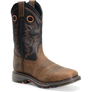 Double H Men's Isaac 13" Comp Toe Western Work Boot - Brown - DH5130