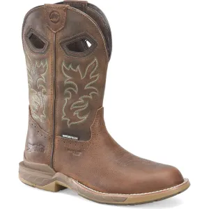 Double H Men's Phantom Rider 11" WP Comp Toe Work Boot -Brown- DH5383