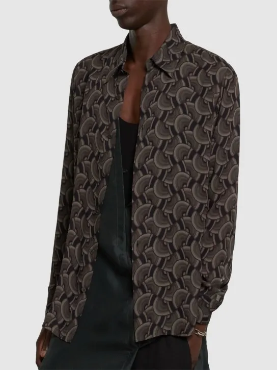 Dries Van Noten   Celdon printed tech shirt 