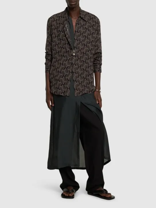 Dries Van Noten   Celdon printed tech shirt 