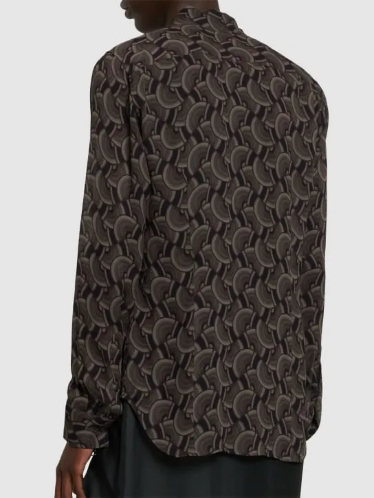 Dries Van Noten   Celdon printed tech shirt 