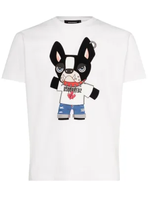 Dsquared2   Cool fit dog print t-shirt 