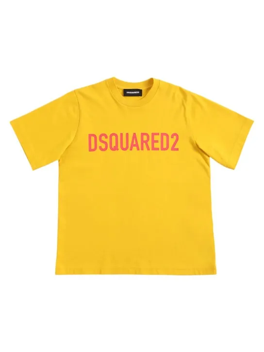 Dsquared2   Cotton jersey t-shirt w/ logo 