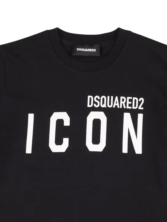 Dsquared2   Icon print cotton jersey t-shirt 