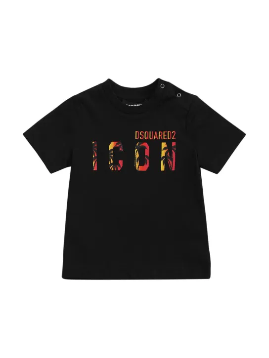 Dsquared2   Logo print cotton jersey t-shirt 