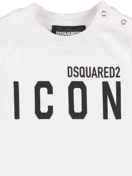 Dsquared2   Logo print cotton jersey t-shirt 