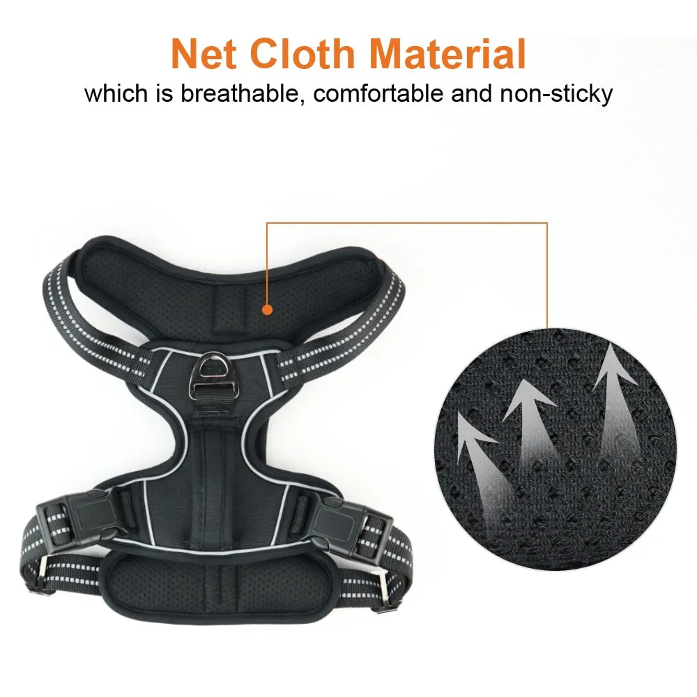 Durable Reflective Harness (No Pull)