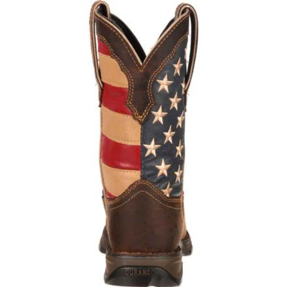 Durango Ladies Patriotic Pull-On Western Flag Boots RD4414