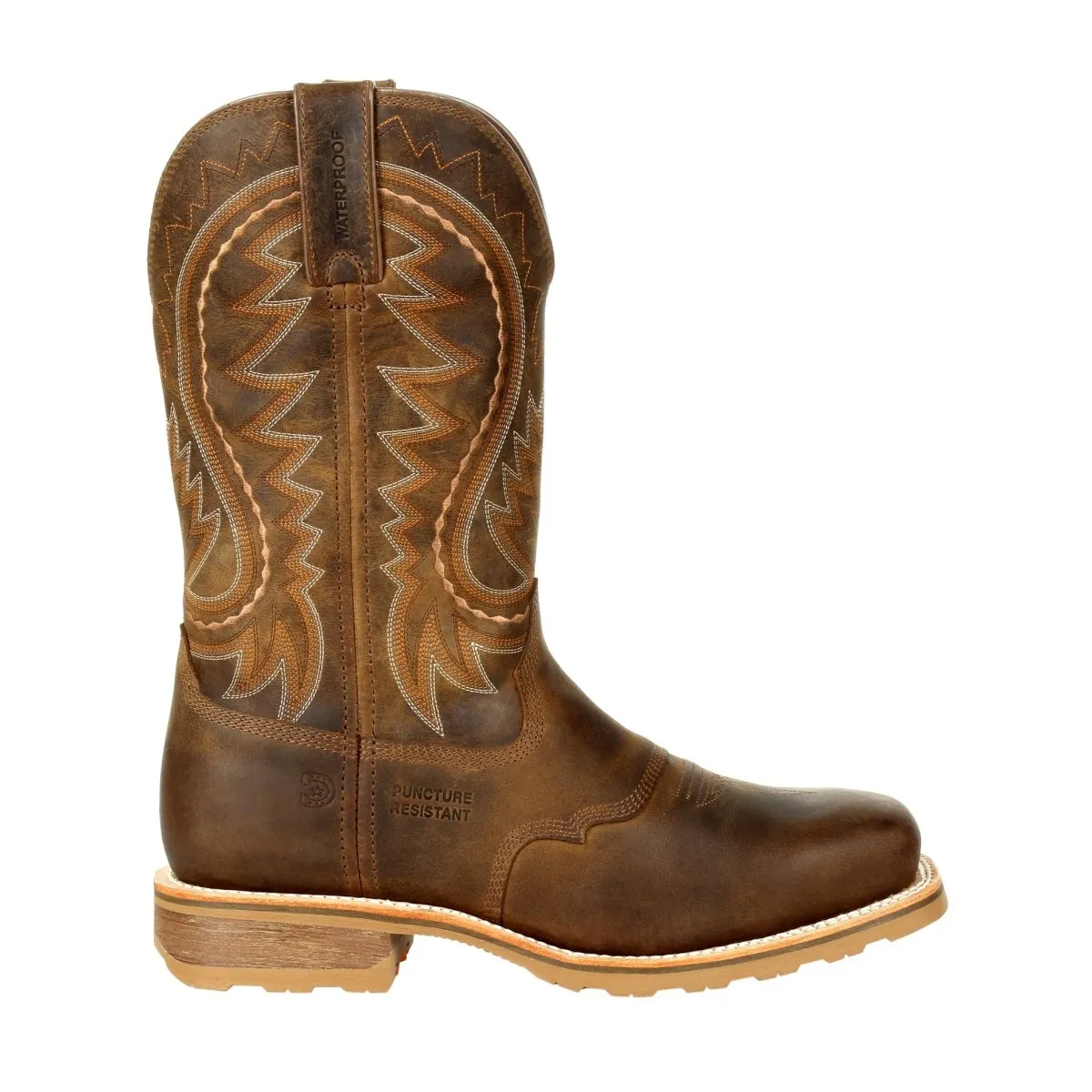 Durango Maverick Pro Men's Steel Toe Waterproof Western Work Boots Ddb0297 In Rugged Tan