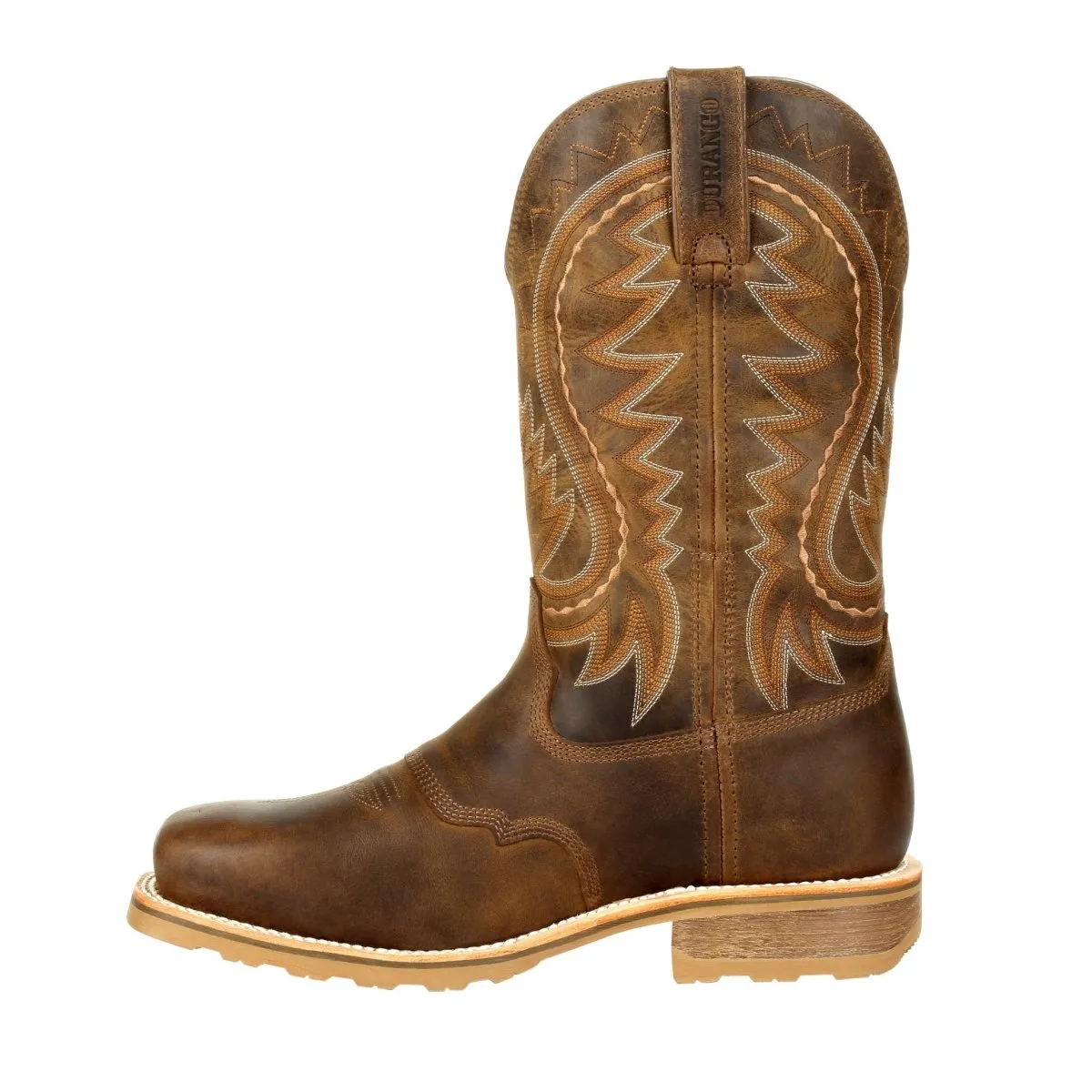 Durango Maverick Pro Men's Steel Toe Waterproof Western Work Boots Ddb0297 In Rugged Tan