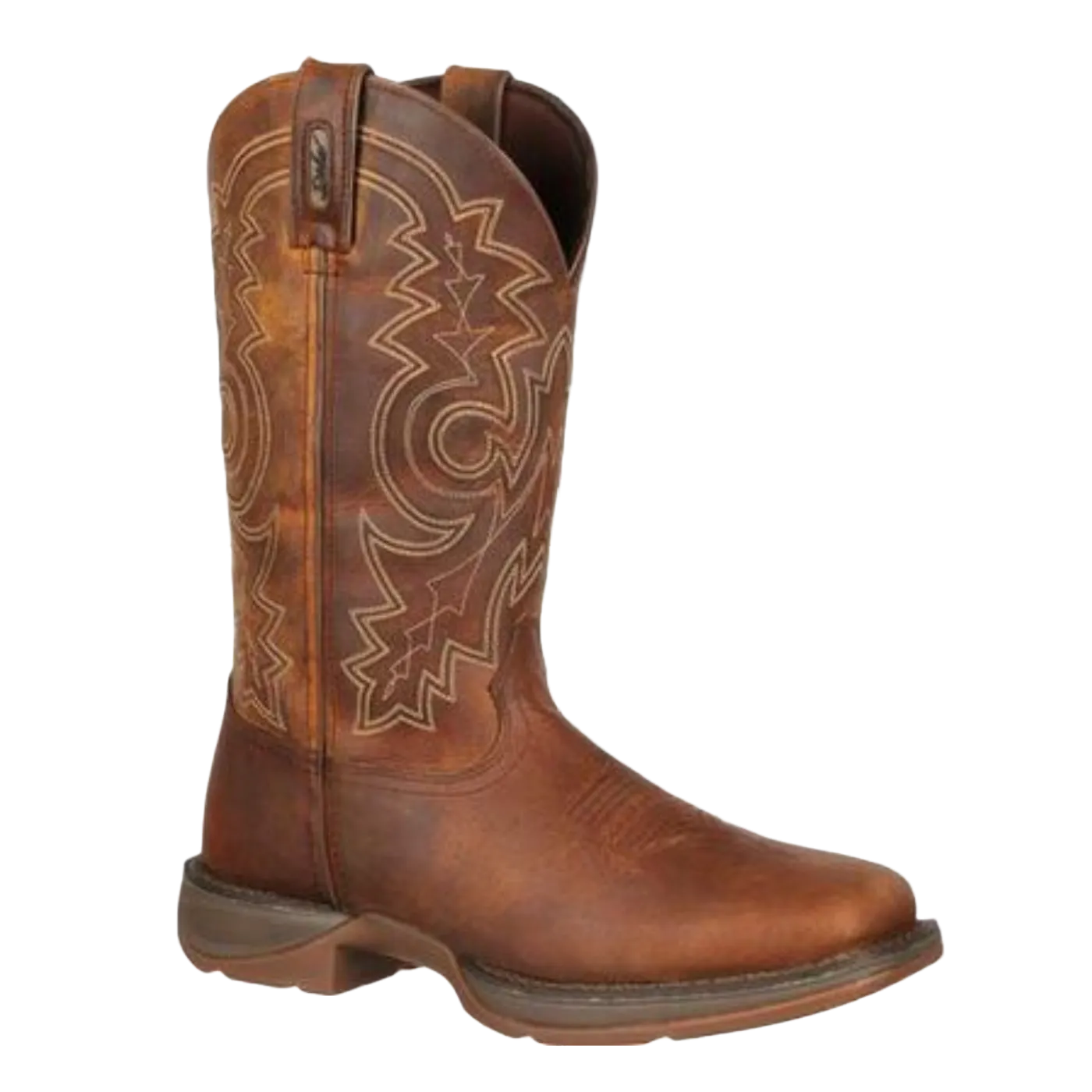 Durango® Men's 12" Western Brown Square Toe Work Boots DB4343