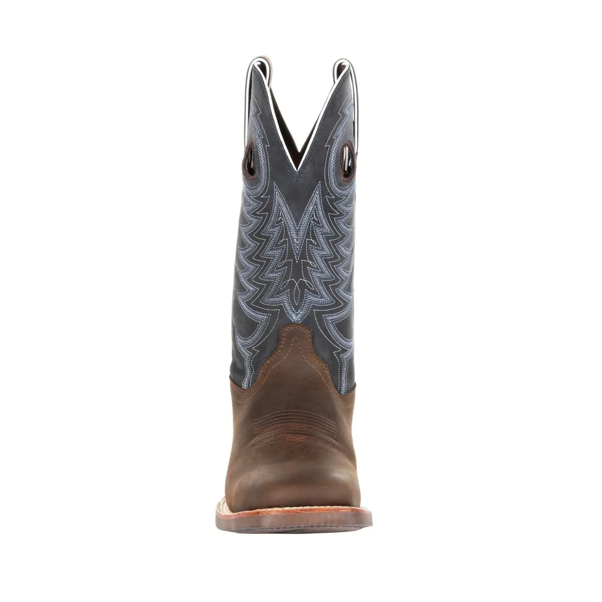 Durango Rebel Pro Men's Western Boots Ddb0216 In Belgian Brown And Denim Blue