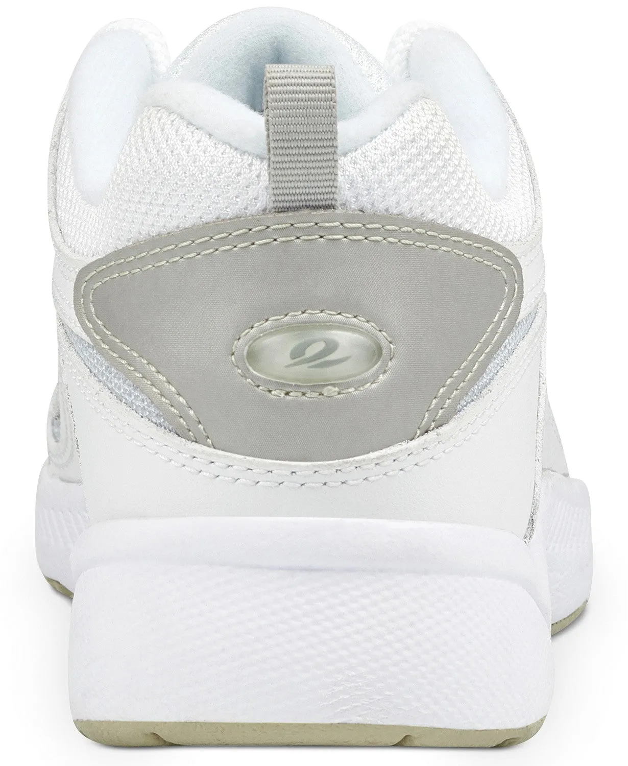 Easy Spirit Women's Romy Walking Shoes White/Grey Leather