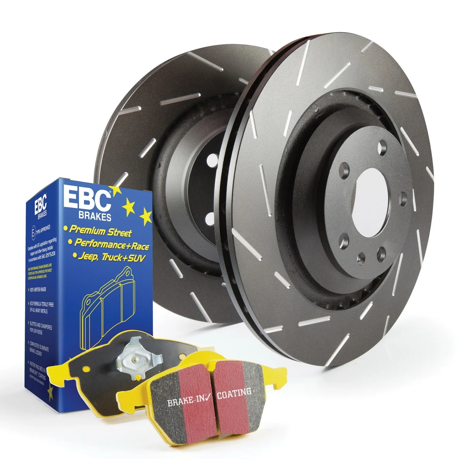 EBC Brakes S9KF1204 S9 Kits Yellowstuff and USR Rotors