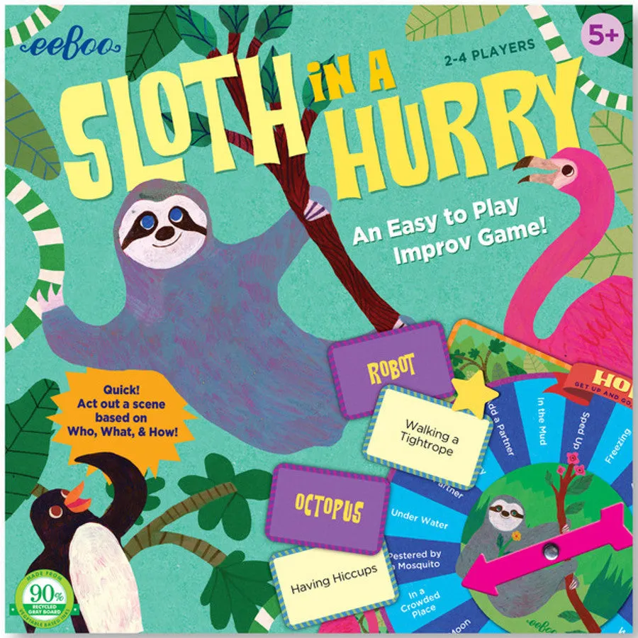 Eeboo Sloth in a Hurry Game