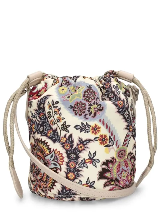 Etro   Printed poly shoulder bag 