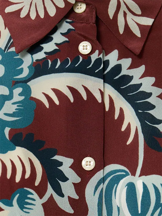 Etro   Printed silk shirt 