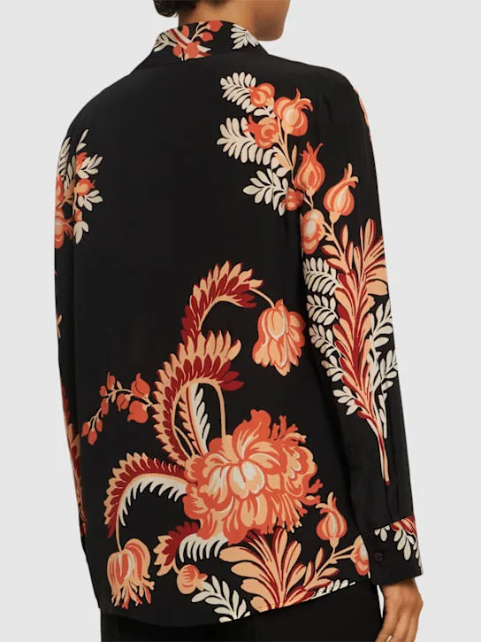 Etro   Printed silk shirt 