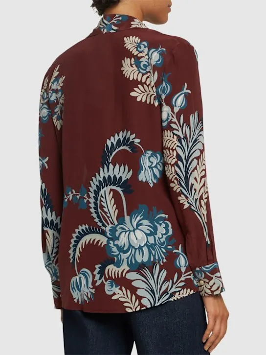 Etro   Printed silk shirt 