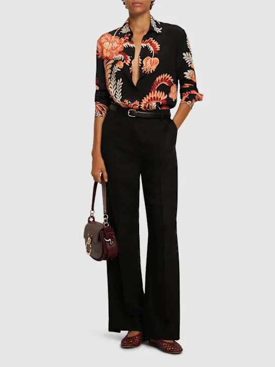 Etro   Printed silk shirt 