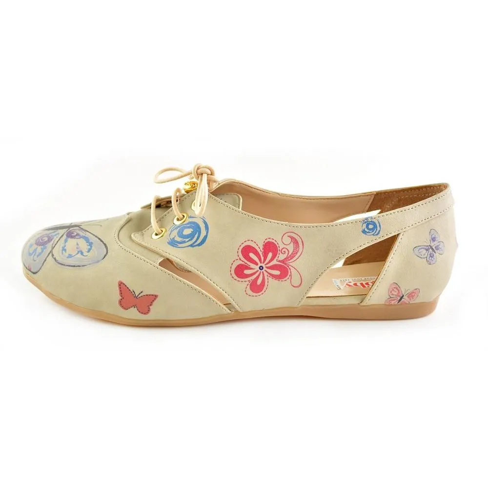 Flowers Ballerinas Shoes YAB107