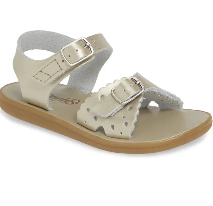 Footmates Sandal (Ariel) Pink, White, Gold, Silver