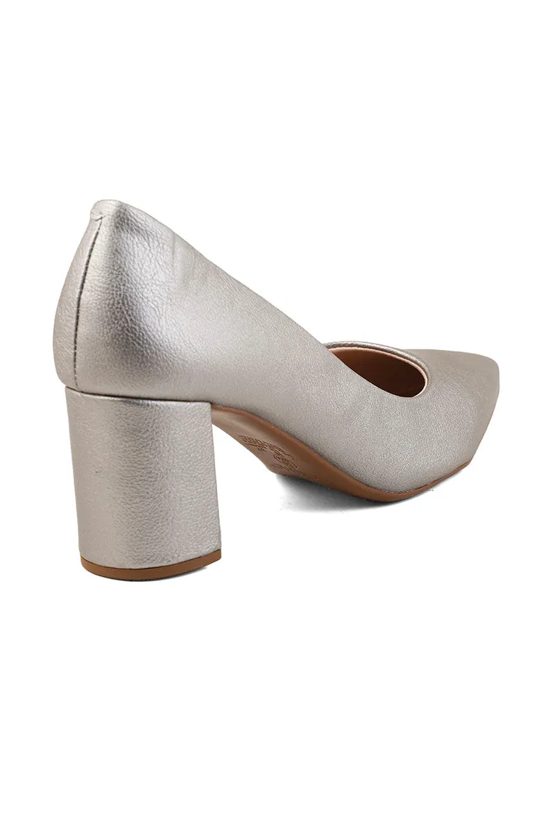 Formal Court Shoes I44445-Silver