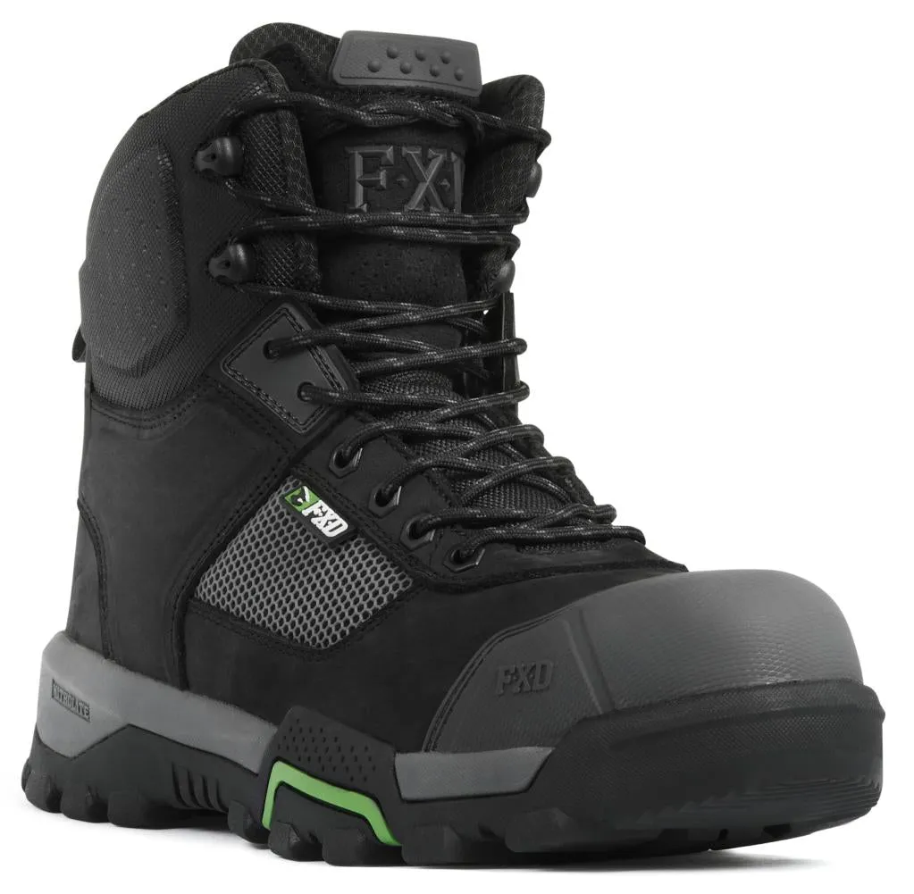 FXD Boots WB-1 6.0 Hi-Cut Work Boots Zip Side