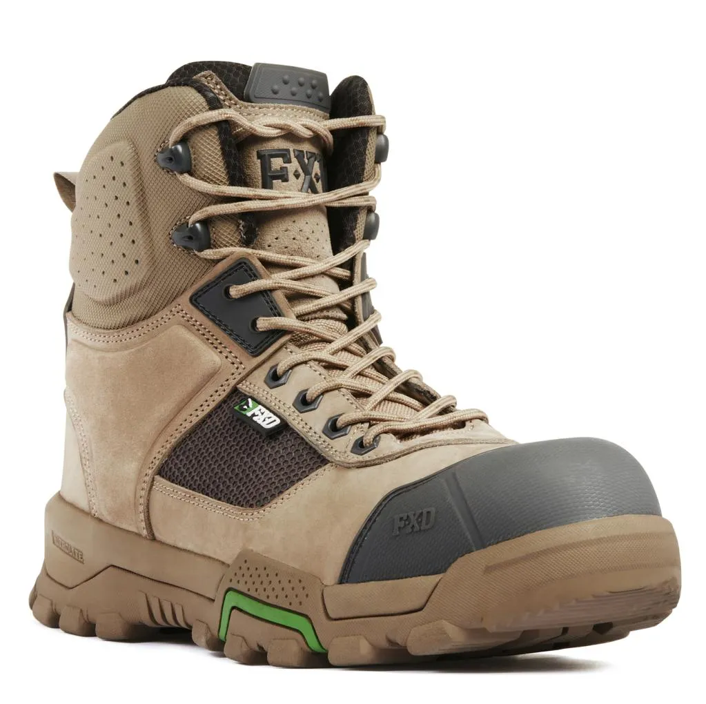 FXD Boots WB-1 6.0 Hi-Cut Work Boots Zip Side