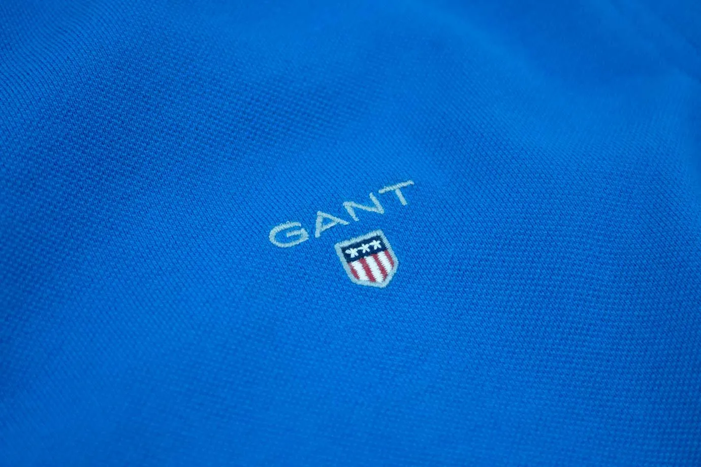 Gant Original SS Pique Nautica Blue Golfer