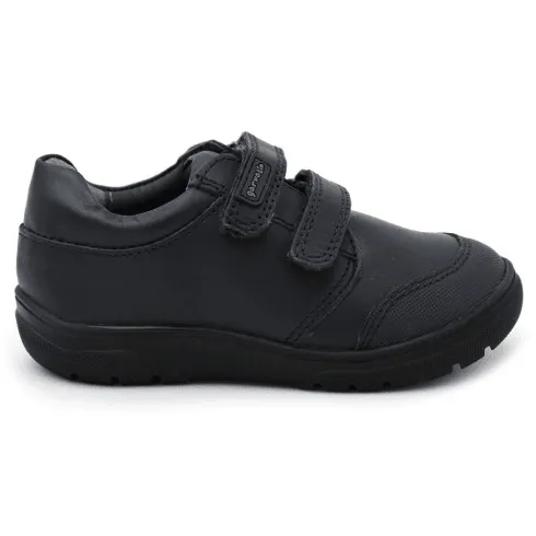 Garvalin Boys School Shoe 211701-A Black