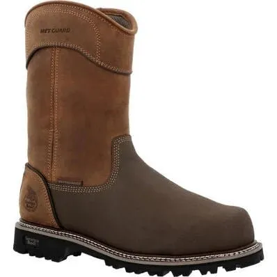 Georgia Boot Brute Men's Composite Toe Waterproof Work Boots Gb00644 In Brown