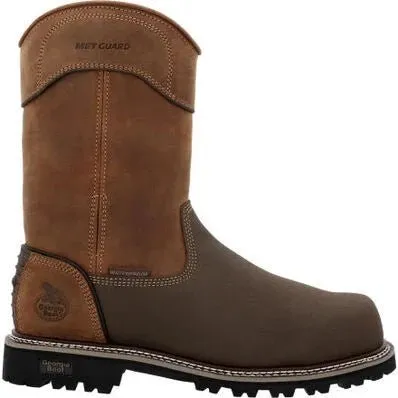 Georgia Boot Brute Men's Composite Toe Waterproof Work Boots Gb00644 In Brown