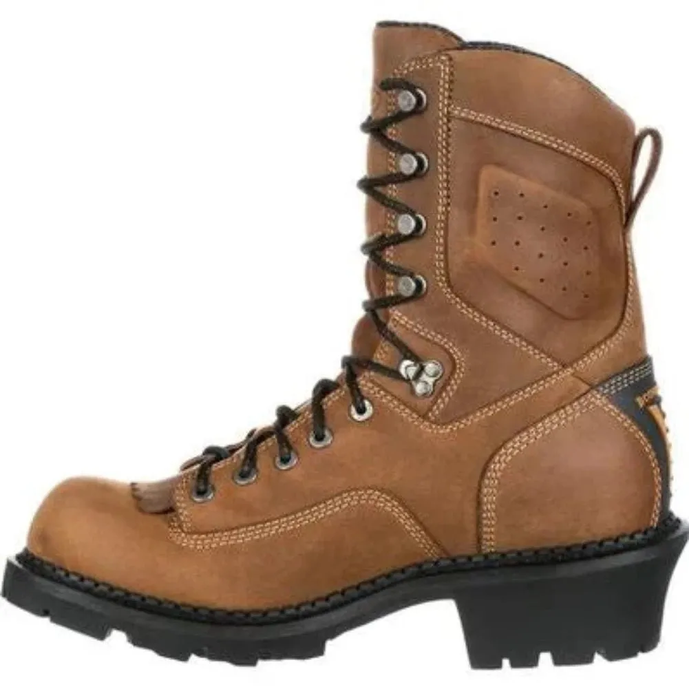 Georgia Boot Comfort Core Logger Men's Work Boots Gb00097 In Brown