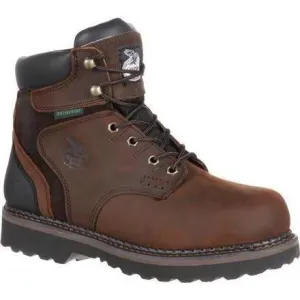 Georgia Men's Brookville 6" Waterproof Work Boot - Brown - G7134