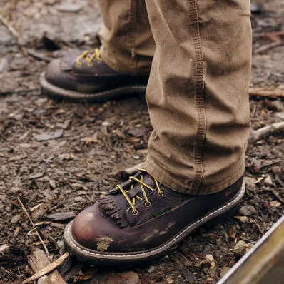 Georgia Men's Logger 8" Steel Toe WP Lace-To-Toe Work Boot- Chocolate- G103