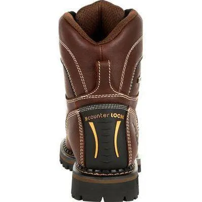 Georgia Women's AMP LT Logger Alloy Toe WP Work Boot - Brown - GB00428