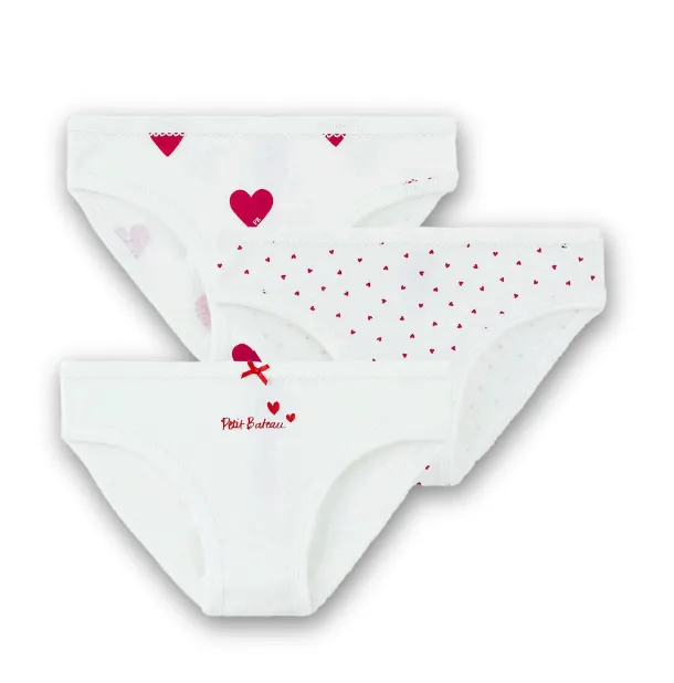 Heart Print Undies Set