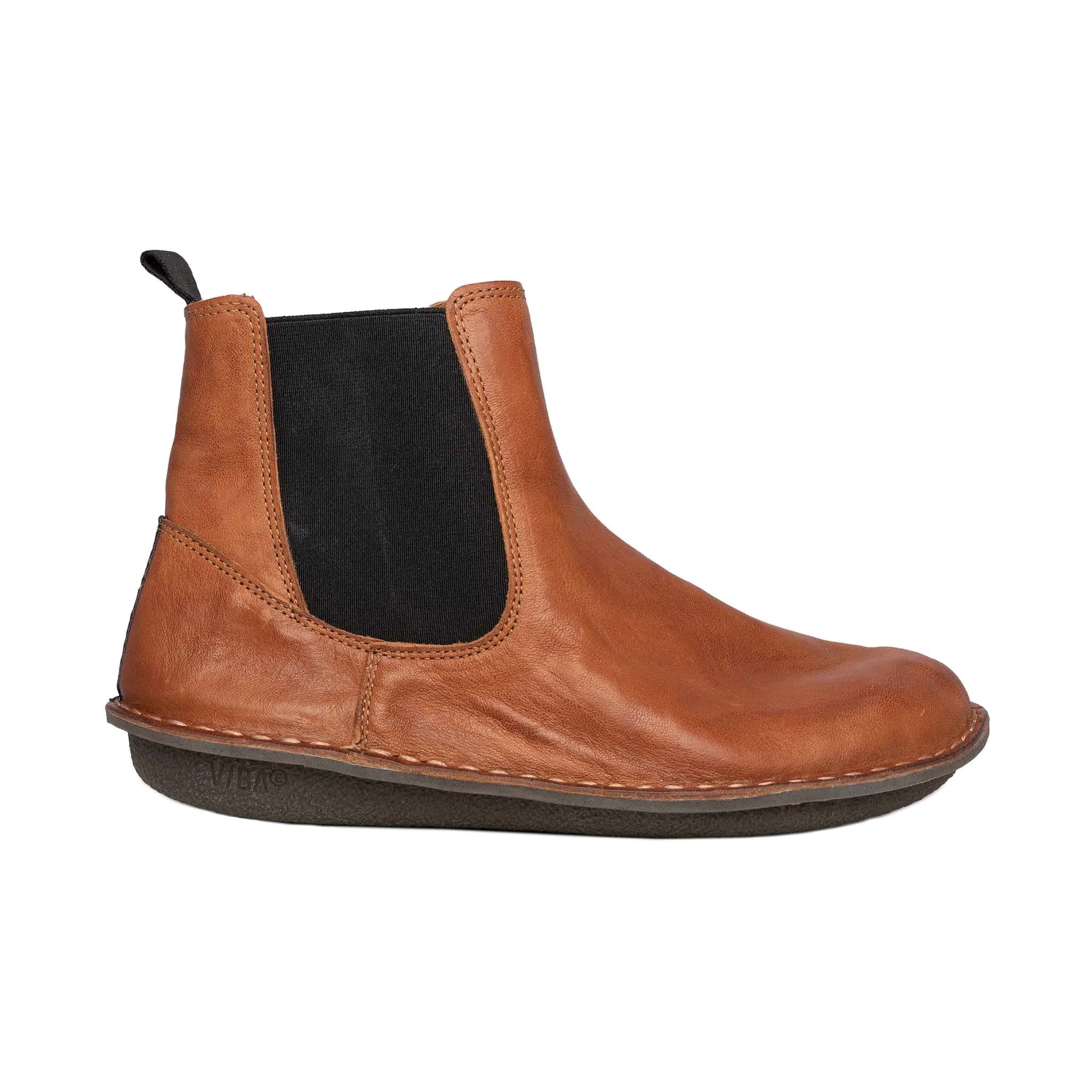 HELSINKI Leather Cognac Brown