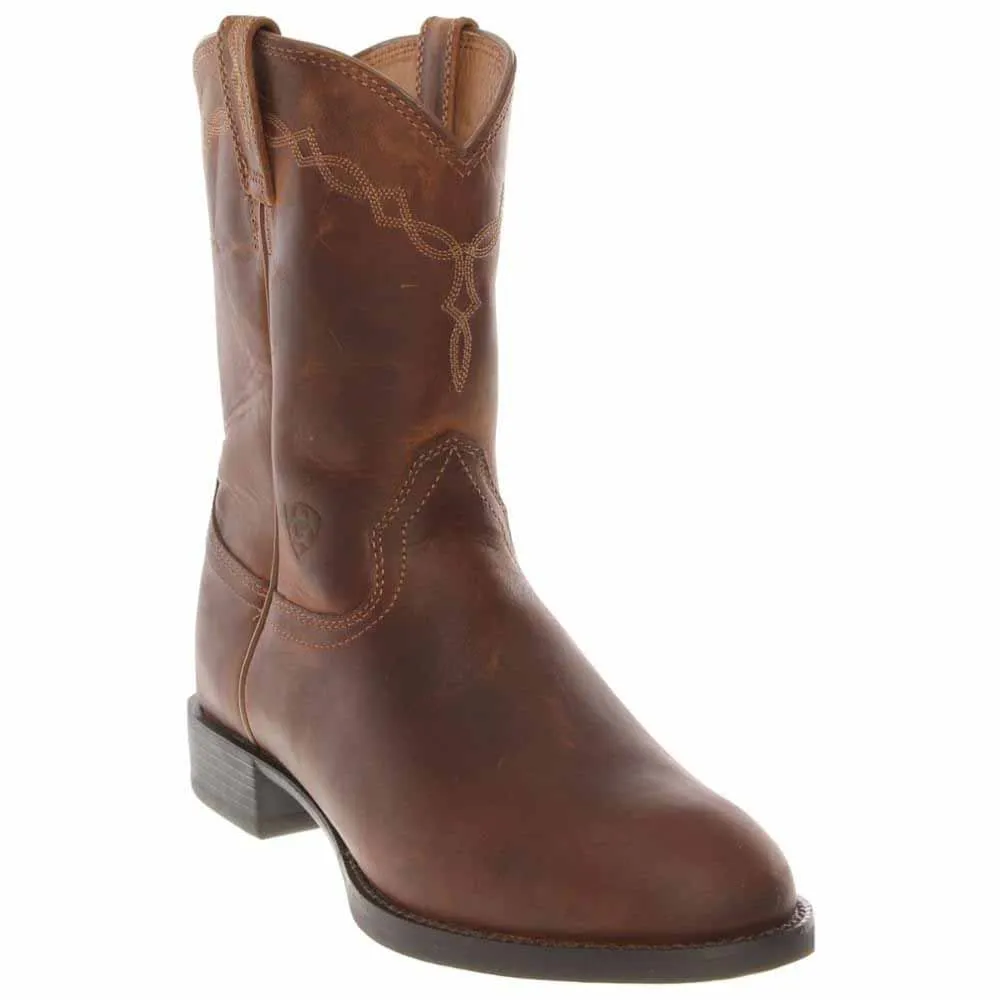 Heritage Roper Round Toe Cowboy Boots